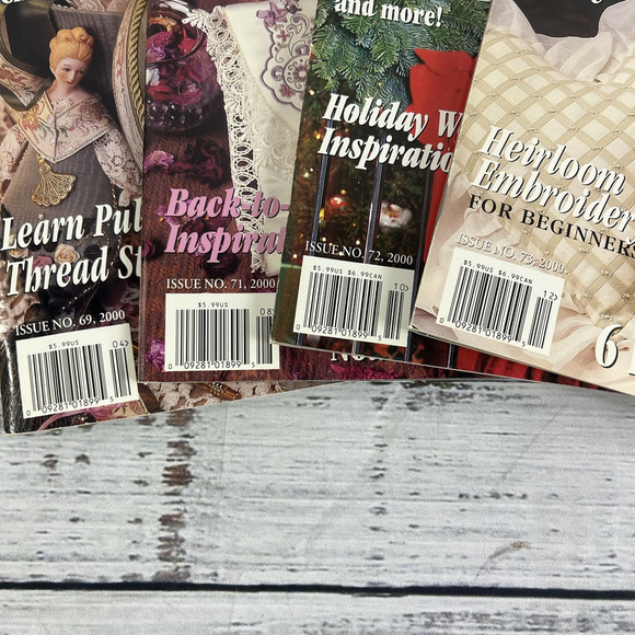 Vintage Sew Beautiful Martha Pullen 4 pc Magazine Bundle Heirloom Sewing 2000 - Picture 2 of 8